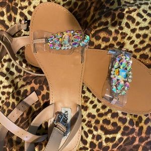 Steve Madden Rainbow Crystal Layle Sandal